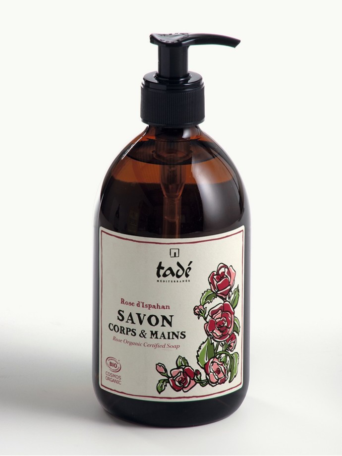 Savon Liquide Rose d'Ispahan COSMOS ORG