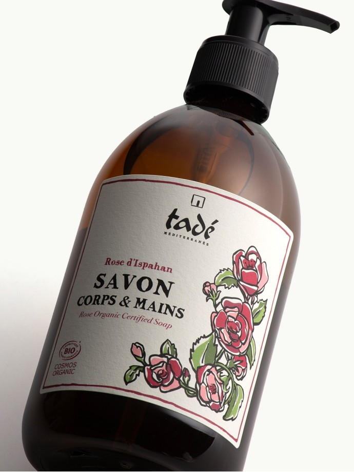 Savon Liquide Rose d'Ispahan COSMOS ORG