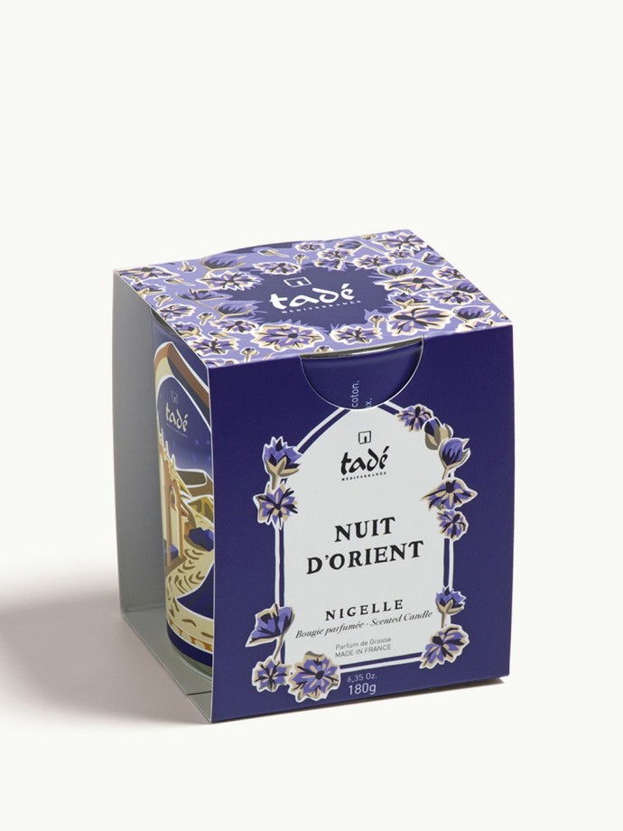 Bougie parfumée Nigelle Tadé, Nuit d'Orient