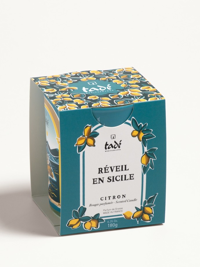 BOUGIE PARFUMÉE Réveil en Sicile - Citron