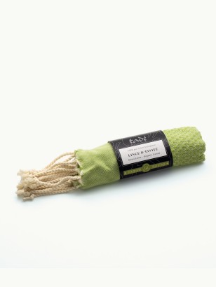 LINGE D'INVITÉ VERT JASMIN · Coton Bio