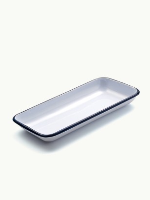 PLATEAU BLANC & BLEU · Fer inoxydable