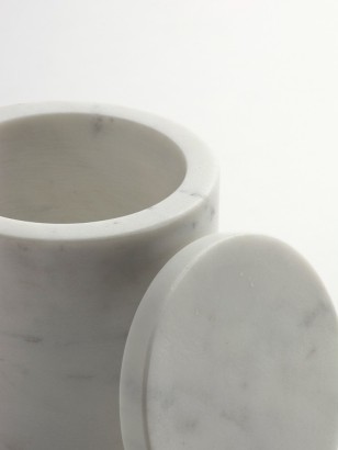 Cotton box White Marble x 2pcs